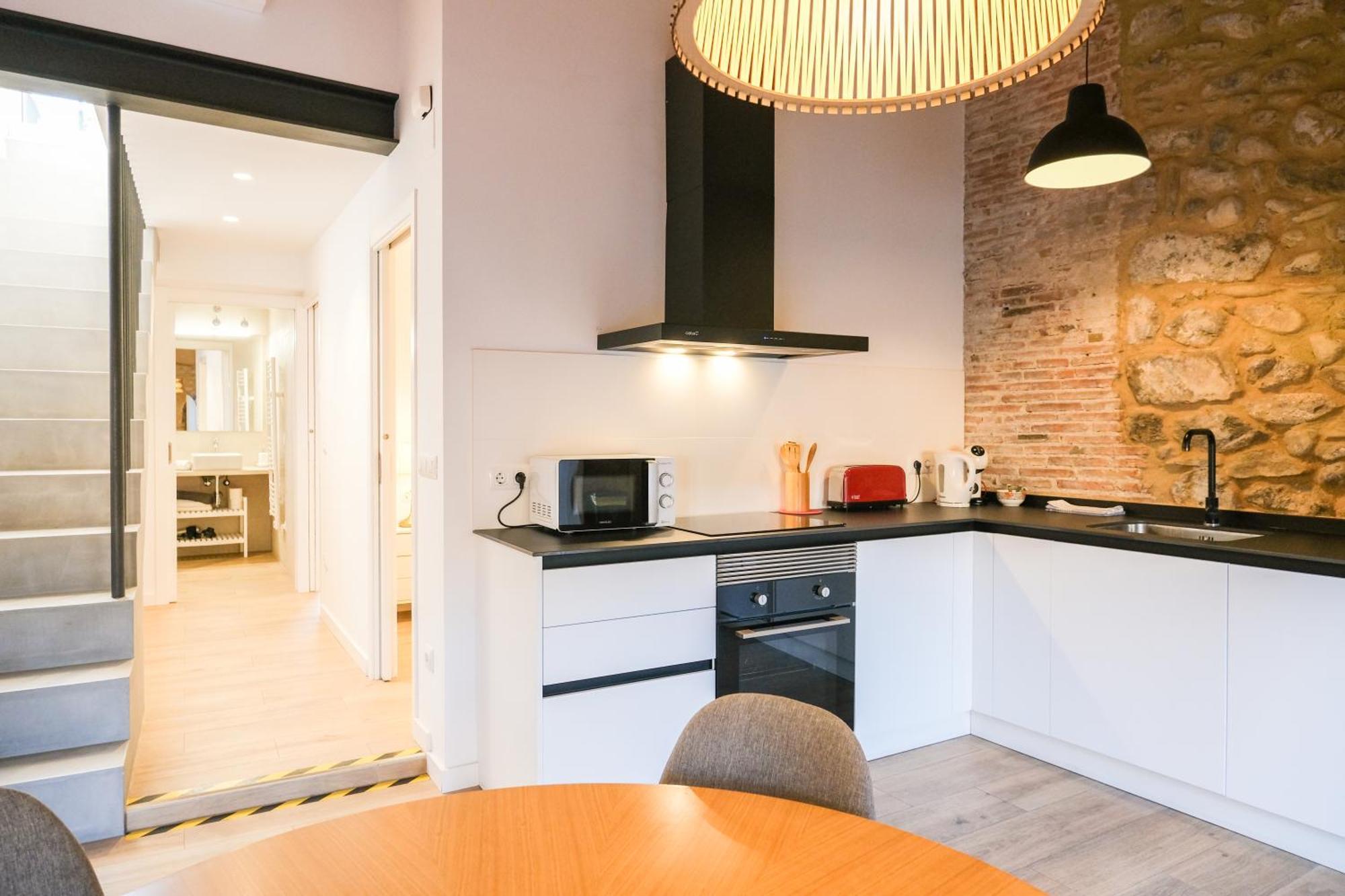 Ganganell Atic Apartamento Con Terraza En Besalú Eksteriør billede
